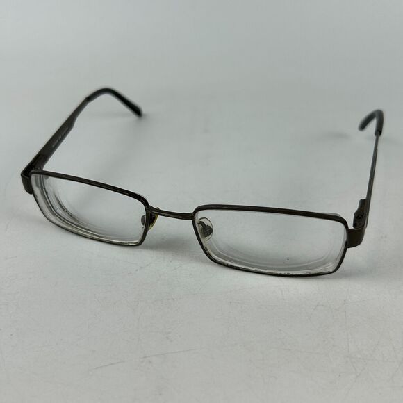 Robert Mitchel RM 0008 Eyeglasses Frames Mens Rectangle Gunmetal Full Rim 140 mm - Picture 1 of 13
